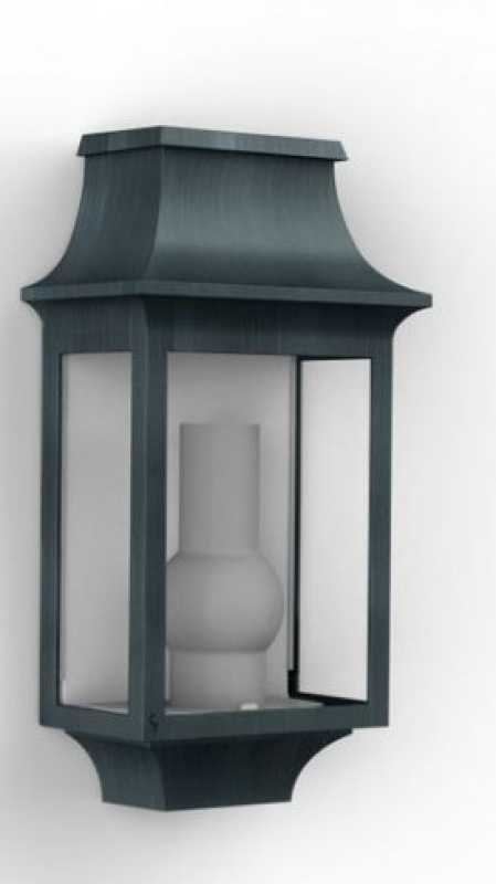 grüne Außenlampe antik